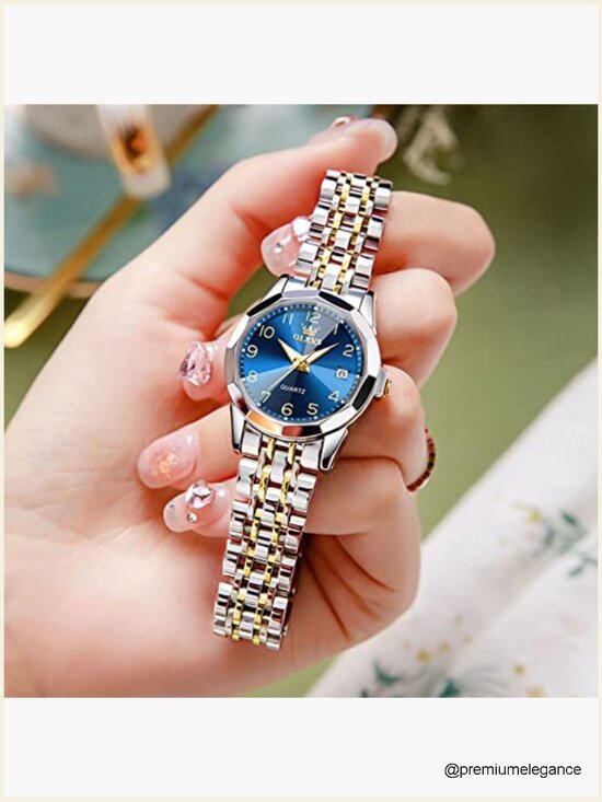 Stainless Steel Small Wrist Dress Watch Analog Quartz Ladies main image 5